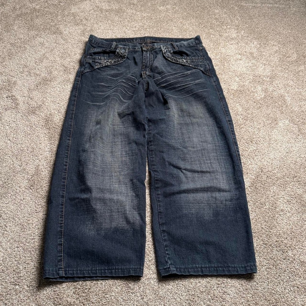 PETROLIZADO PLACKET POCKET LOOSE FIT DENIM